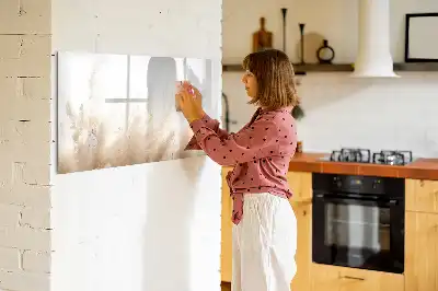 Magnetische Schreibtafel mit körniger Abstraktionsoptik