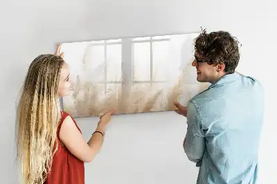 Magnetische Schreibtafel mit körniger Abstraktionsoptik