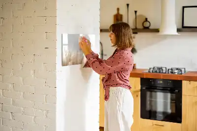 Magnetische Schreibtafel mit körniger Abstraktionsoptik