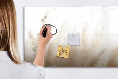 Magnetische Schreibtafel mit körniger Abstraktionsoptik