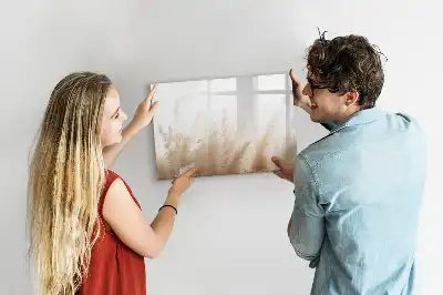 Magnetische Schreibtafel mit körniger Abstraktionsoptik