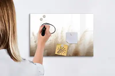 Magnetische Schreibtafel mit körniger Abstraktionsoptik