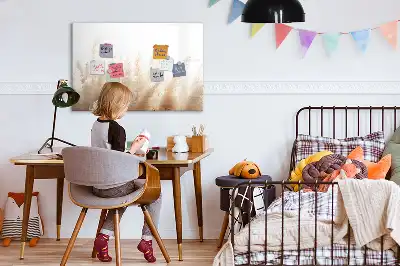 Magnetische Schreibtafel mit körniger Abstraktionsoptik