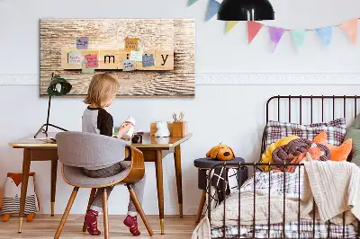 Beschreibbare Magnettafel mit dem Design Familie