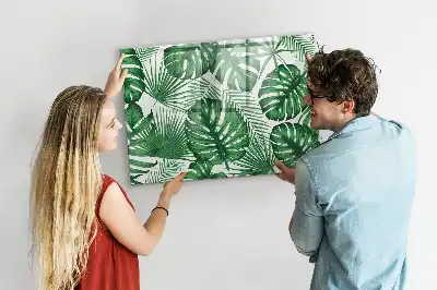 Schreib-Magnettafel in Monstera-Blätter-Optik