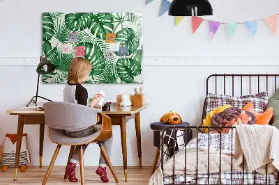 Schreib-Magnettafel in Monstera-Blätter-Optik