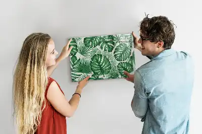 Schreib-Magnettafel in Monstera-Blätter-Optik