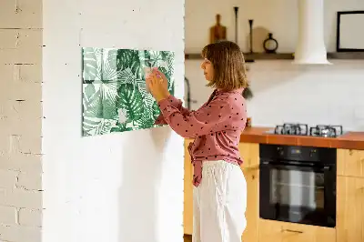 Schreib-Magnettafel in Monstera-Blätter-Optik