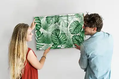Schreib-Magnettafel in Monstera-Blätter-Optik