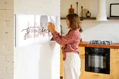 Schreibmagnettafel mit Motiv Liebe dich selbst