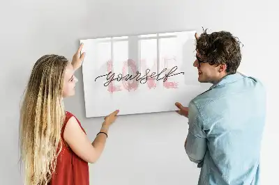 Schreibmagnettafel mit Motiv Liebe dich selbst