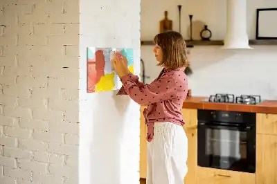 Schreib-Magnettafel im Design POP-Abstraktion