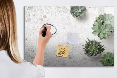 Beschreibbare Magnettafel in Form dekorativer Pflanzen