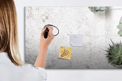 Beschreibbare Magnettafel in Form dekorativer Pflanzen