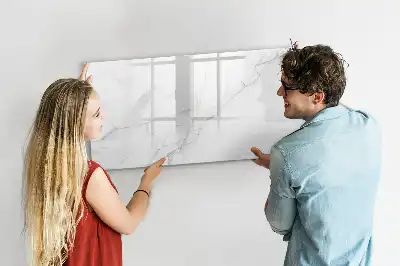Schreib-Magnettafel in Dekormarmor