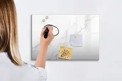 Schreib-Magnettafel in Dekormarmor