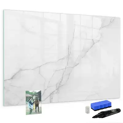 Schreib-Magnettafel in Dekormarmor