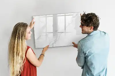 Schreib-Magnettafel in Dekormarmor