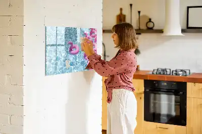 Magnettafel beschreibbare Ausführung