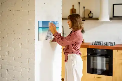 Schreib-Magnettafel mit Motiv Tropische Insel