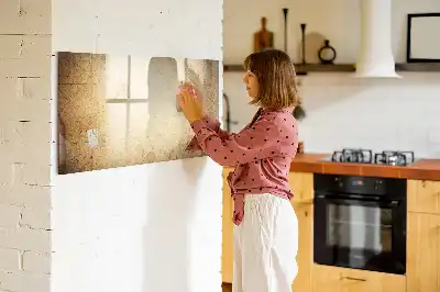 Magnetische Schreibtafel im Weltkarten-Design alte Weltkarte