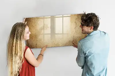 Magnetische Schreibtafel im Weltkarten-Design alte Weltkarte