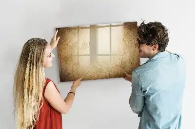 Magnetische Schreibtafel im Weltkarten-Design alte Weltkarte