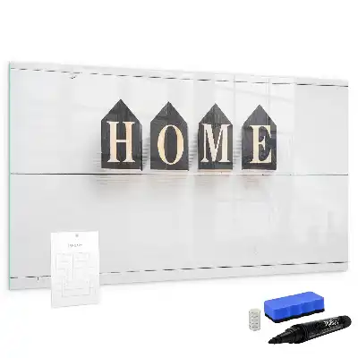 Beschreibbare Magnettafel mit dem Schriftzug Zuhause