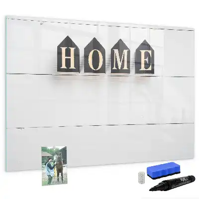 Beschreibbare Magnettafel mit dem Schriftzug Zuhause
