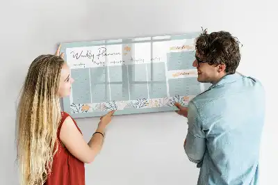 Magnetische Wochenstundenplantafel zum Beschreiben