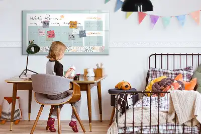 Magnetische Wochenstundenplantafel zum Beschreiben