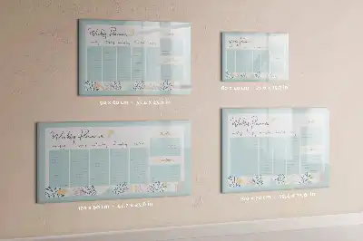 Magnetische Wochenstundenplantafel zum Beschreiben