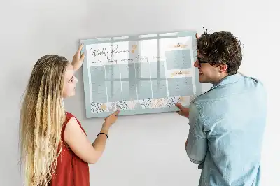 Magnetische Wochenstundenplantafel zum Beschreiben