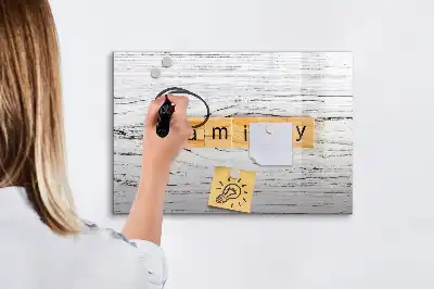 Schreib-Magnettafel mit Motiv Familie