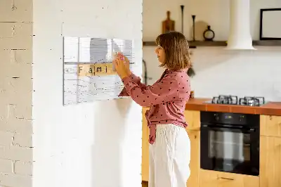 Schreib-Magnettafel mit Motiv Familie