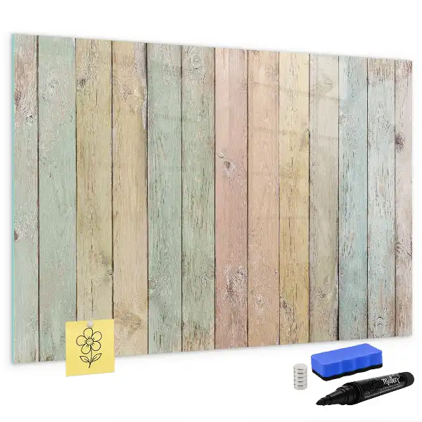 Schreib-Magnettafel in bunter Ausführung