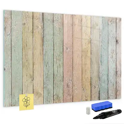 Schreib-Magnettafel in bunter Ausführung