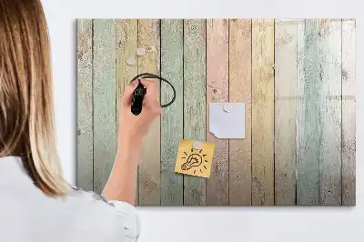Schreib-Magnettafel in bunter Ausführung
