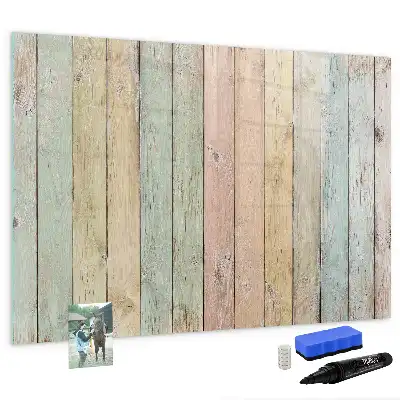 Schreib-Magnettafel in bunter Ausführung
