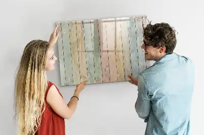 Schreib-Magnettafel in bunter Ausführung