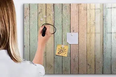 Schreib-Magnettafel in bunter Ausführung