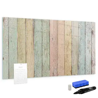 Schreib-Magnettafel in bunter Ausführung