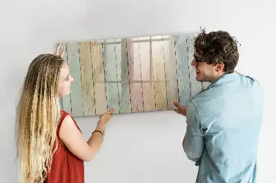 Schreib-Magnettafel in bunter Ausführung