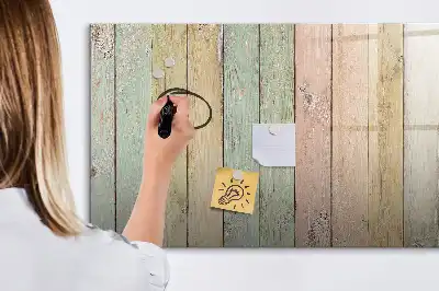Schreib-Magnettafel in bunter Ausführung