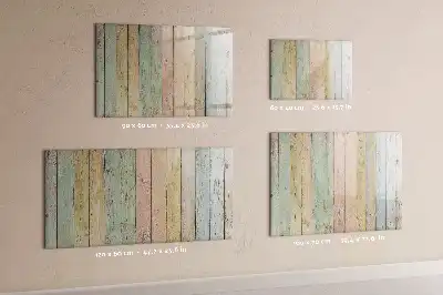 Schreib-Magnettafel in bunter Ausführung