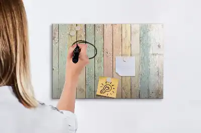 Schreib-Magnettafel in bunter Ausführung