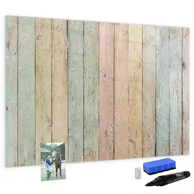 Schreib-Magnettafel in bunter Ausführung
