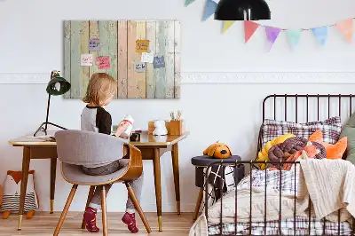 Schreib-Magnettafel in bunter Ausführung