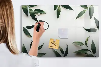 Beschreibbare Magnettafel in Blätterrahmen-Optik