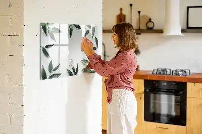 Beschreibbare Magnettafel in Blätterrahmen-Optik